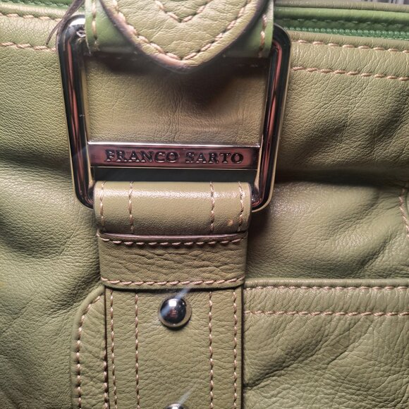 Share Franco Sarto Sage/Mint green leather hand bag - Picture 9 of 10